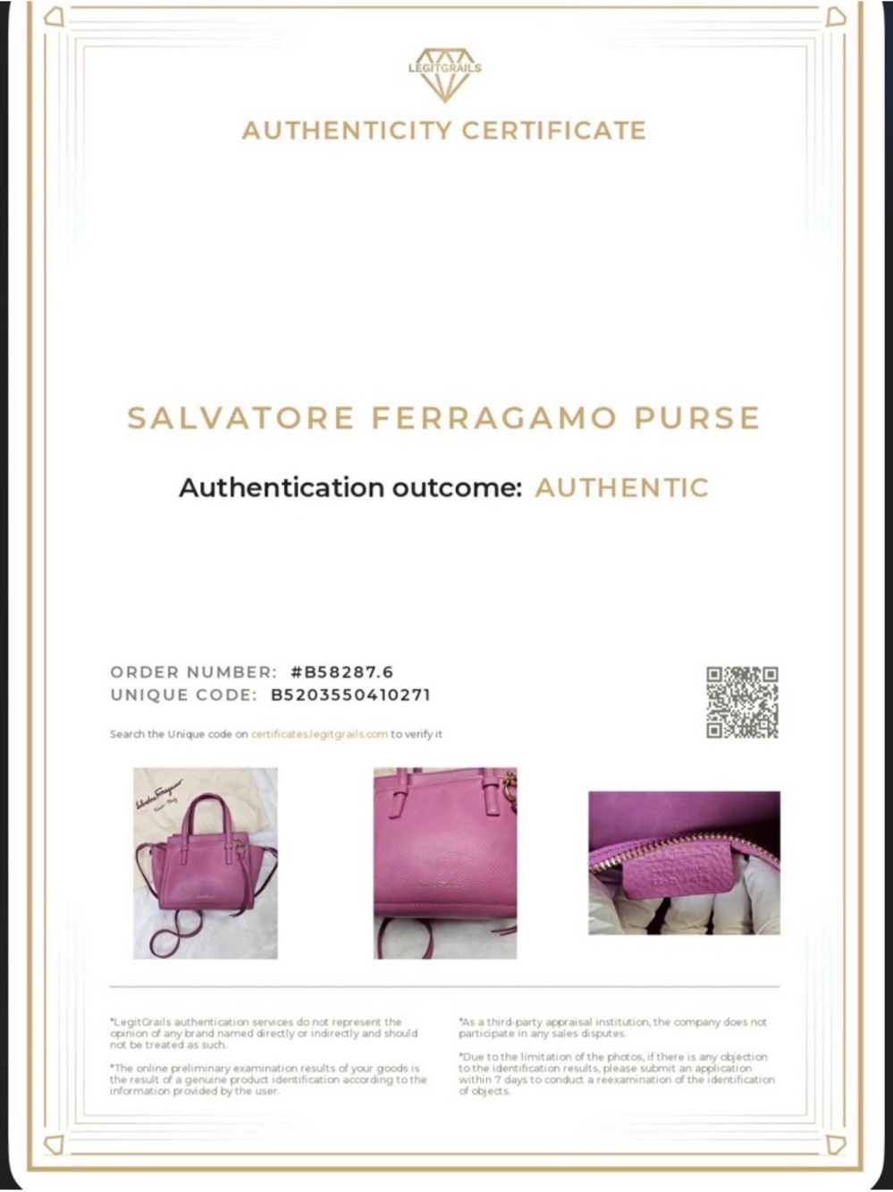 π Ferragamo Small Leather Amy Crossbody / Tote π - Picture 4 of 5